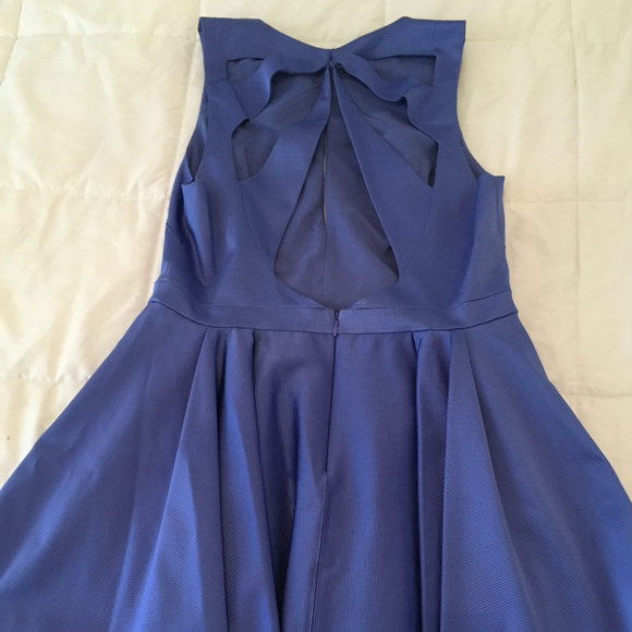 ZAC ZAC Posen Pleated Fit & Flare Dress Jewel Neck Sleeveless Black, Size 12,NEW - Picture 7 of 11